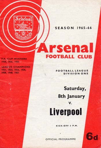 Match programme